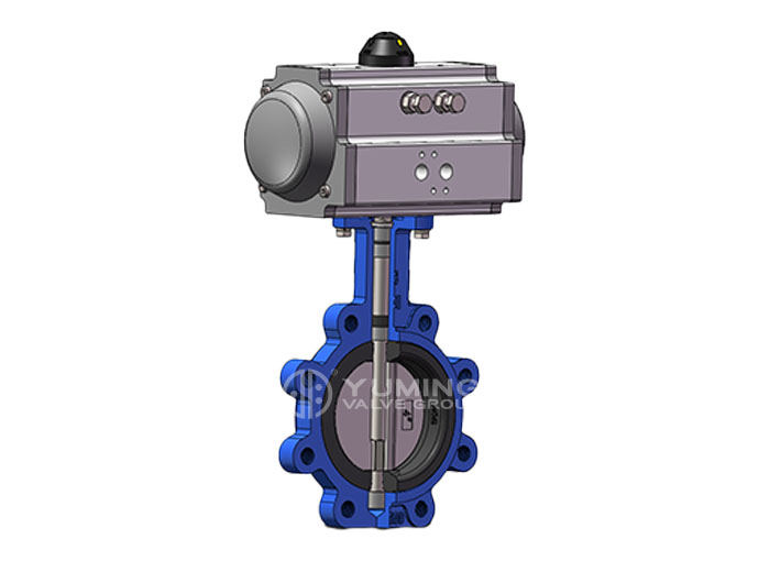 Pneumatic Operated Lug Butterfly Valve